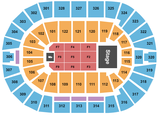 BOK Center Andrea Bocelli Seating Chart